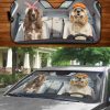 Two American Cocker Spaniel Family Car Windshield Auto Sunshade Amazing Best Gift Ideas 2021