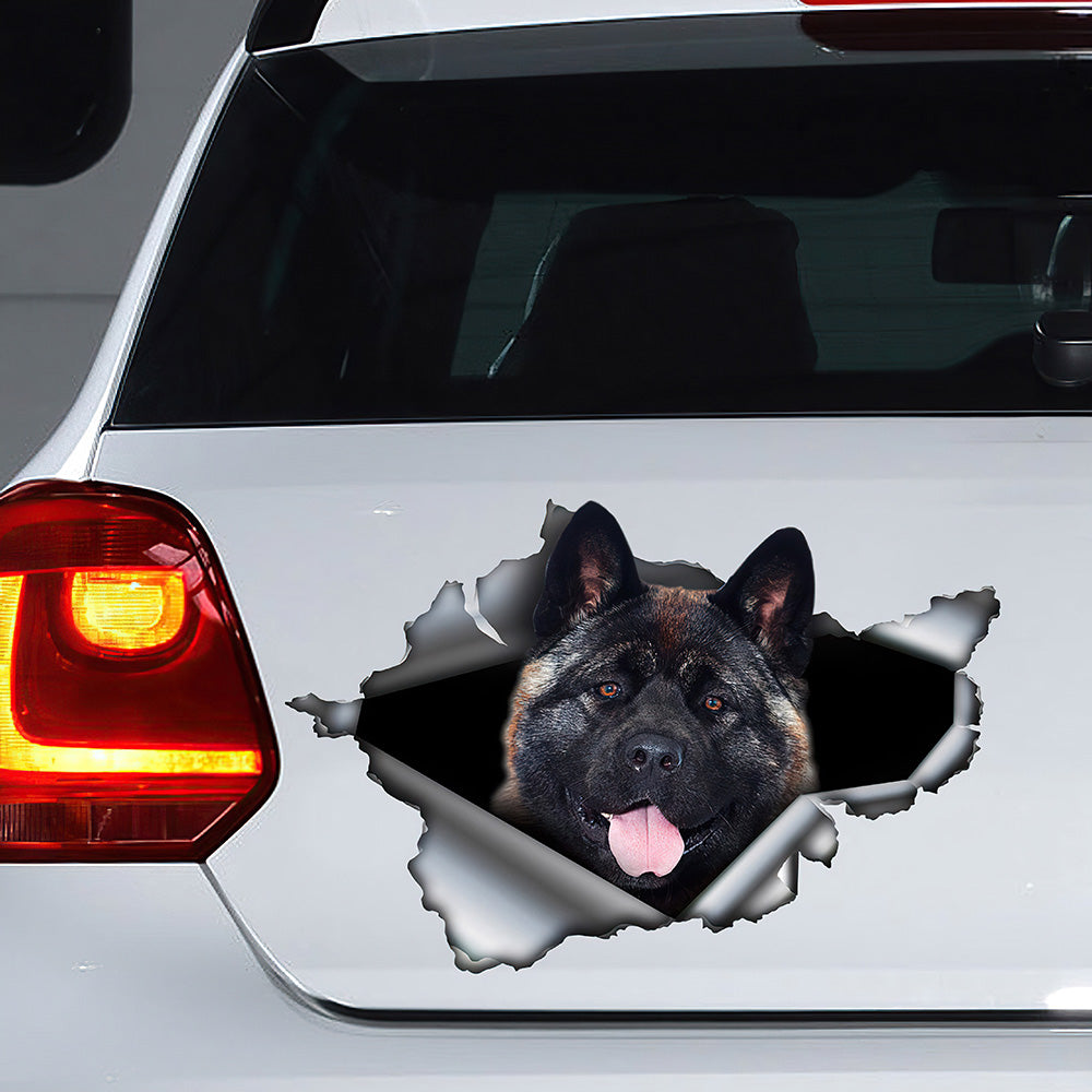 Best American Akita Car 3D Stickers Decal Car Accessories Car Decoration Amazing Gift Idea