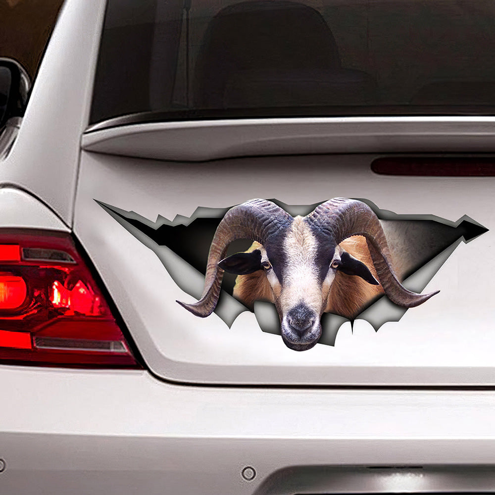 Best American Blackbelly Sheep Car 3D Stickers Decal Car Accessories Car Decoration Amazing Gift Idea