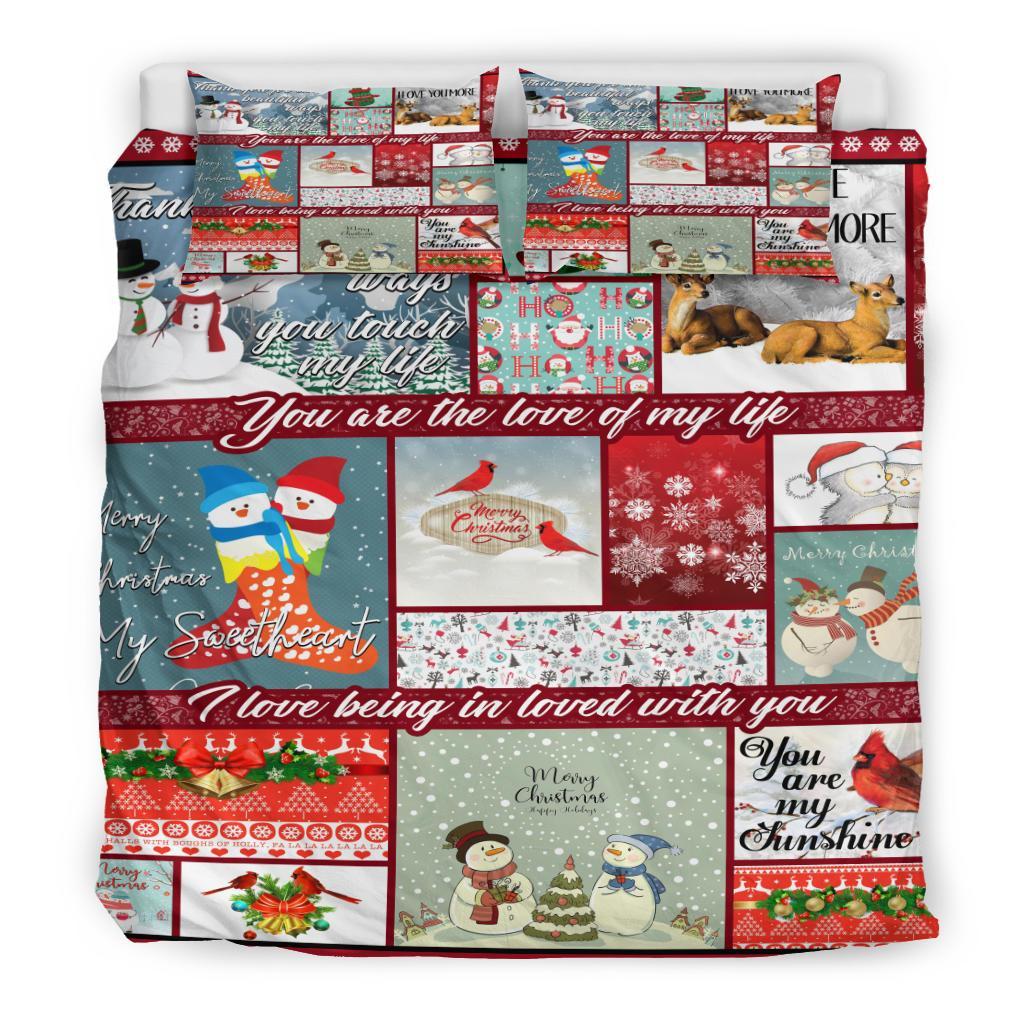 2022 Christmas Bedding Duvet Cover And Pillowcase Set