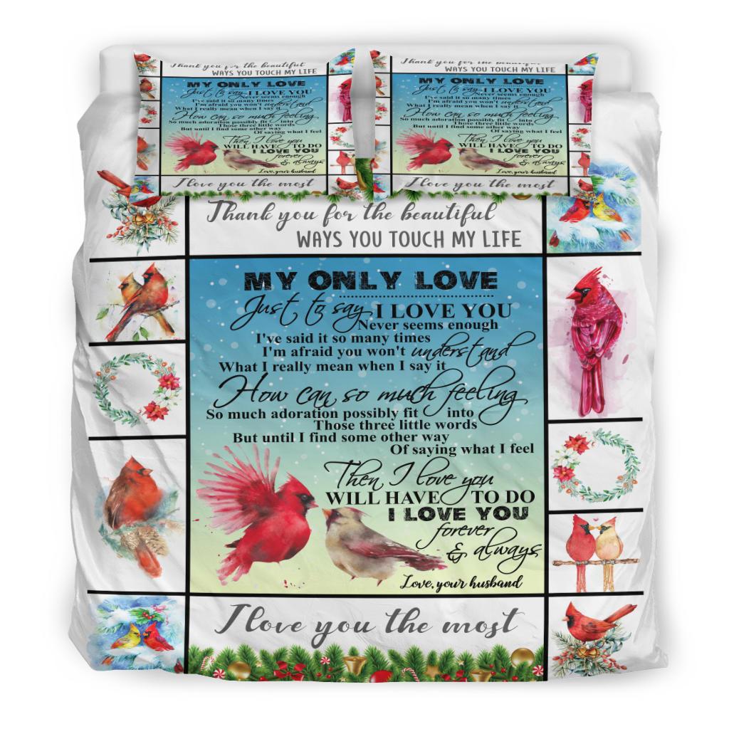 My Only Love Bedding Duvet Cover And Pillowcase Set