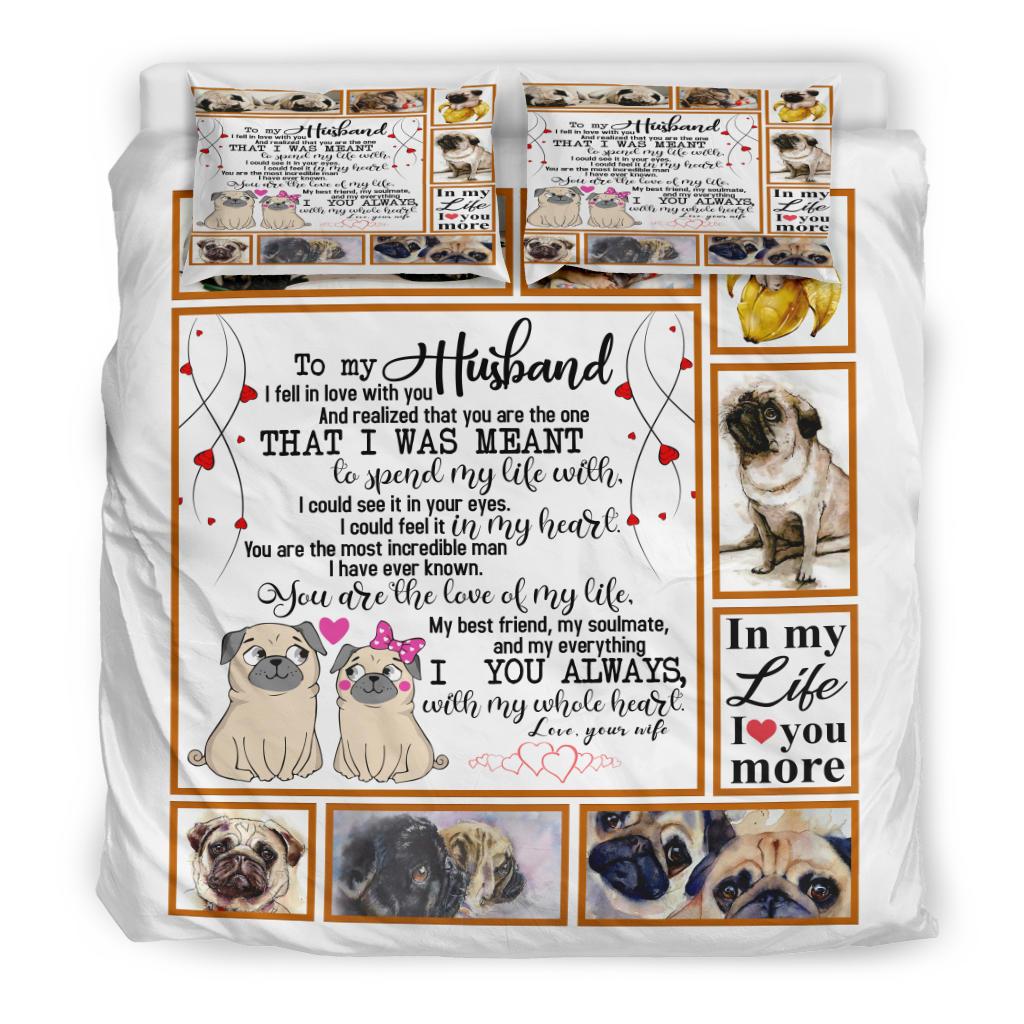 To My Husband Quilt Bedding Duvet Cover And Pillowcase Set