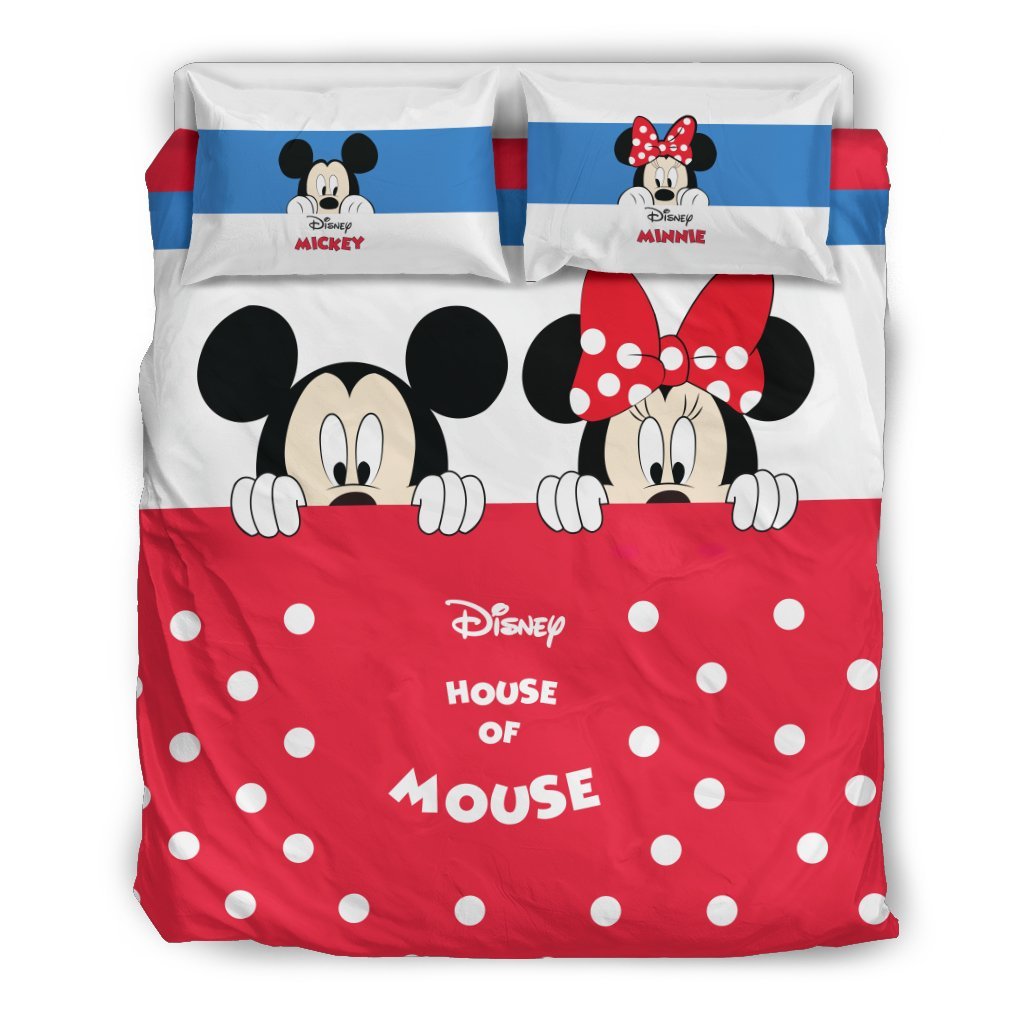 Mice & Minnie Bedding Set 1Duvet Cover And Pillowcase Set