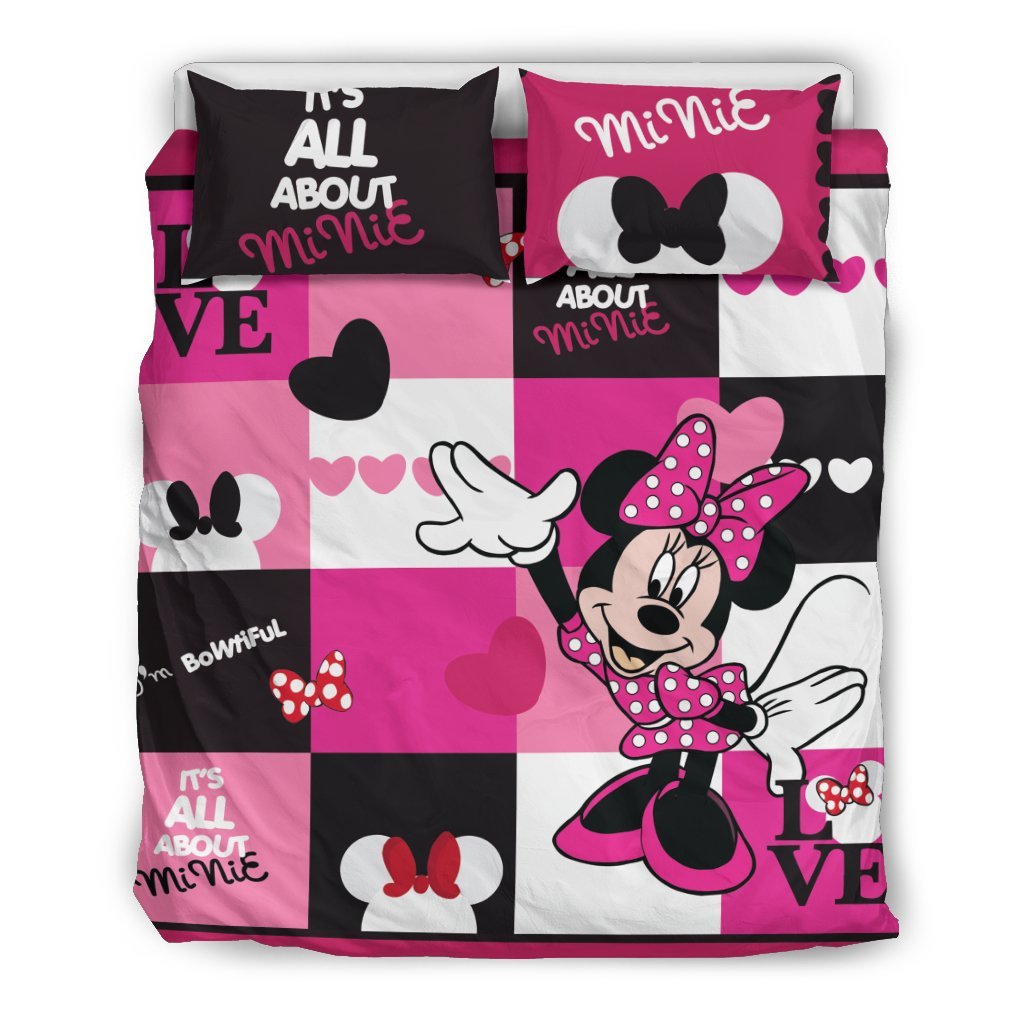 Mice & Minnie Bedding Set 12Duvet Cover And Pillowcase Set