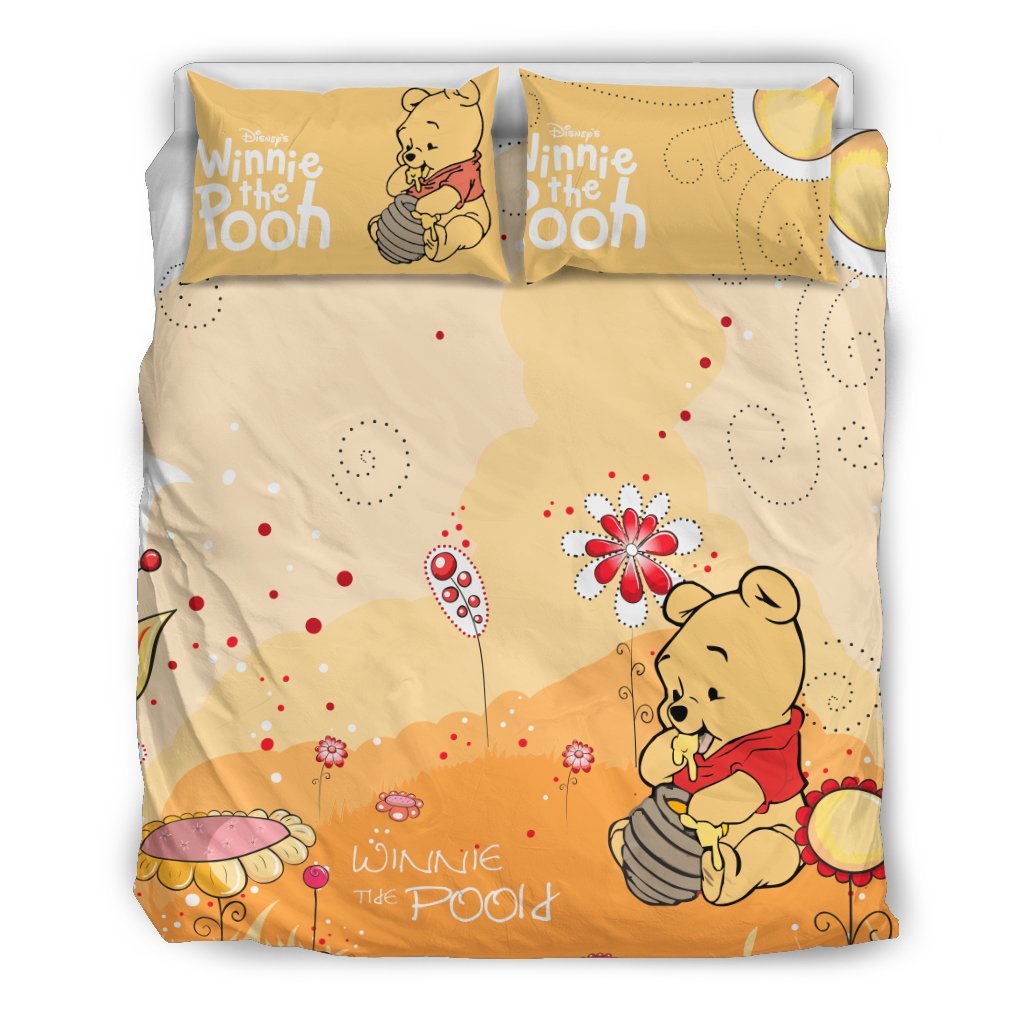 Winnie The Pooh Bedding Set 2Duvet Cover And Pillowcase Set