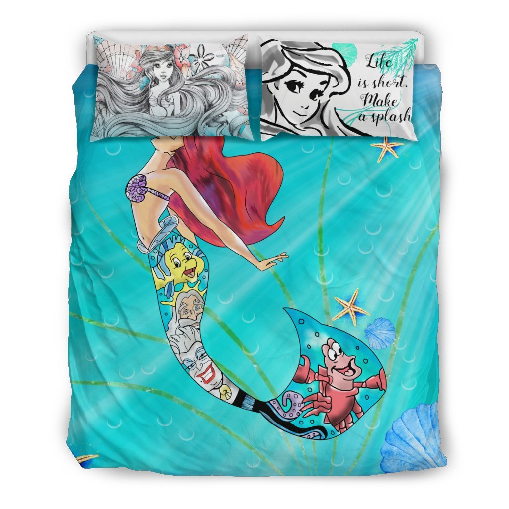 Ariel Bedding Set 4Duvet Cover And Pillowcase Set