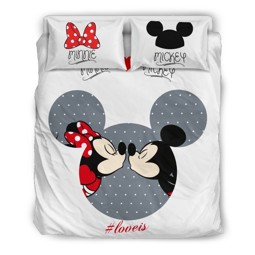 Mice & Minnie Bedding Set 16Duvet Cover And Pillowcase Set