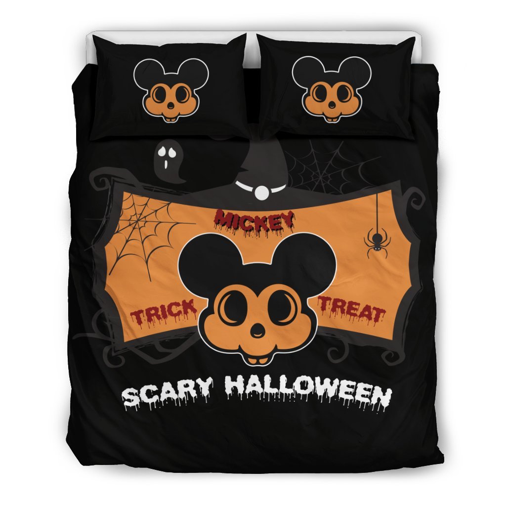 Mice Halloween Bedding Set 4Duvet Cover And Pillowcase Set