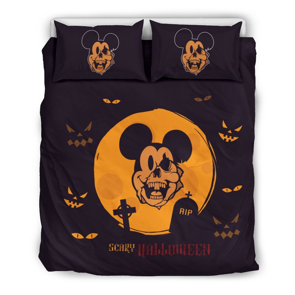 Mice Scary Halloween Bedding SetDuvet Cover And Pillowcase Set