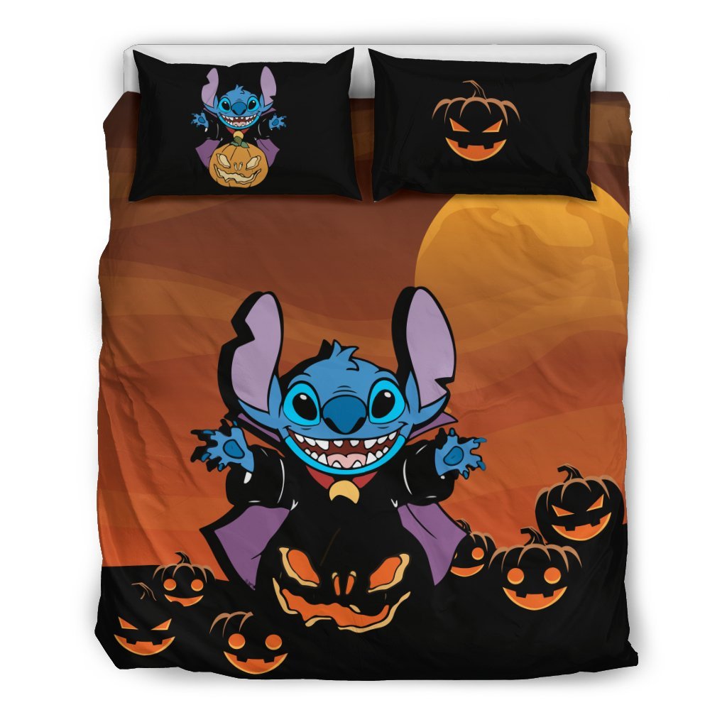 Stitch Halloween Bedding Set 5Duvet Cover And Pillowcase Set