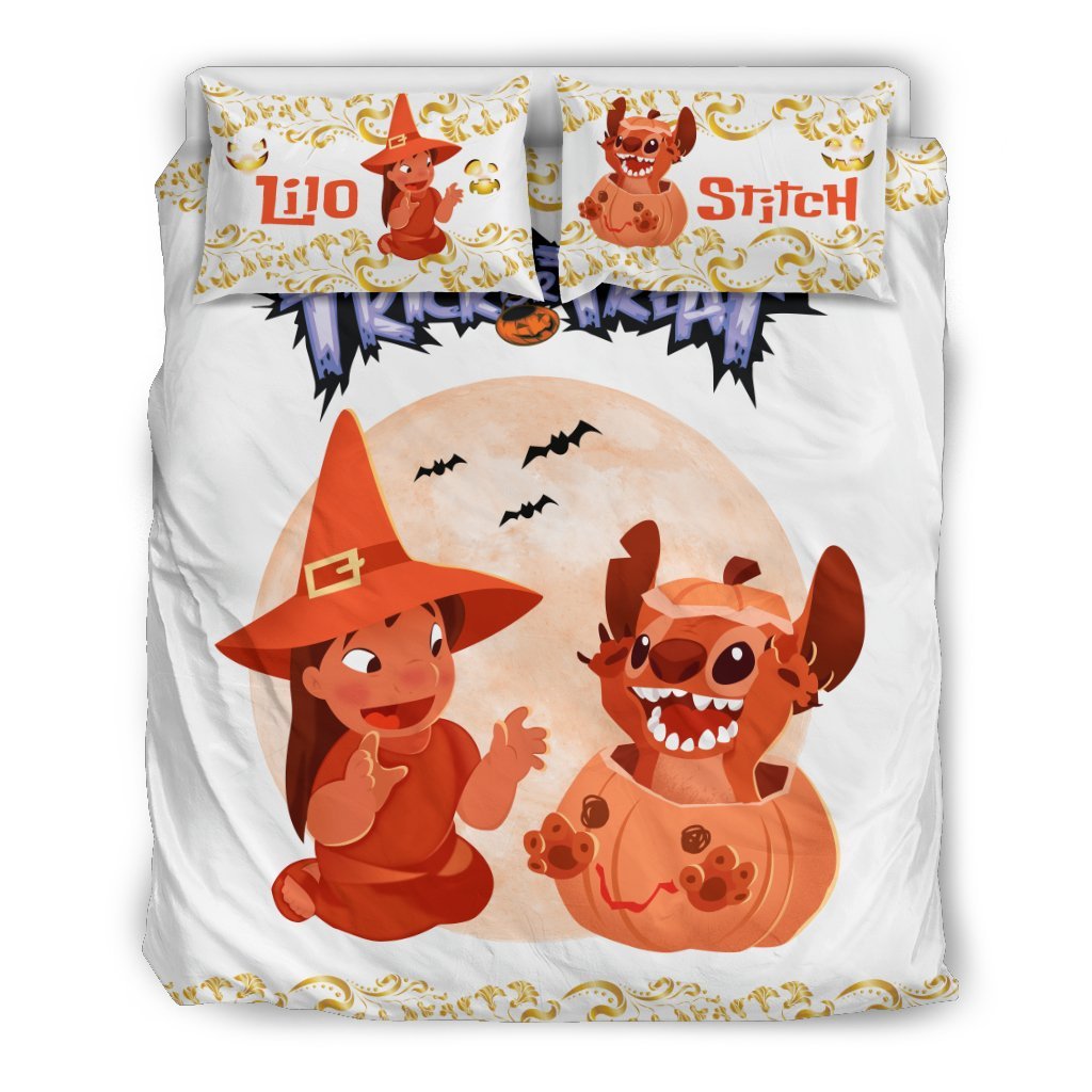 Lilo And Stitch Trick Or Treat Bedding Set 6Duvet Cover And Pillowcase Set