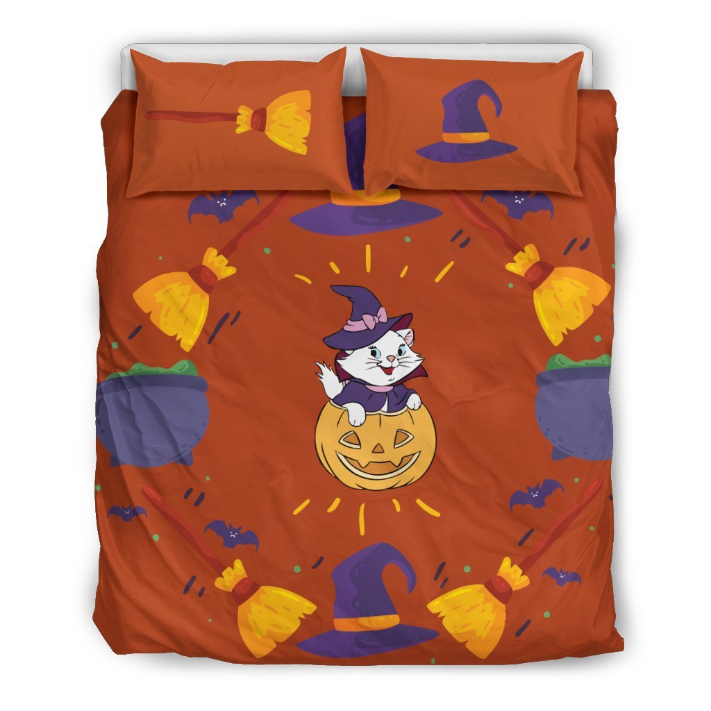 Aristocats Halloween Bedding Set 1Duvet Cover And Pillowcase Set