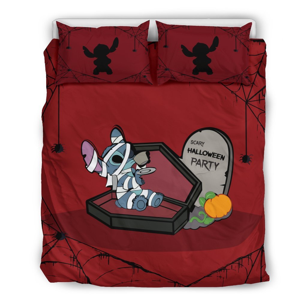 Stitch Halloween Bedding Set 10Duvet Cover And Pillowcase Set