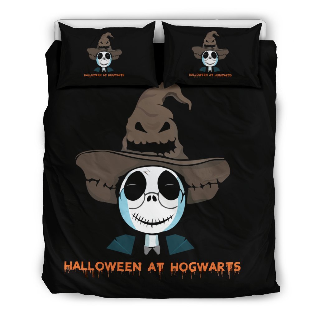 Jack Skellington Halloween Bedding Set 4Duvet Cover And Pillowcase Set