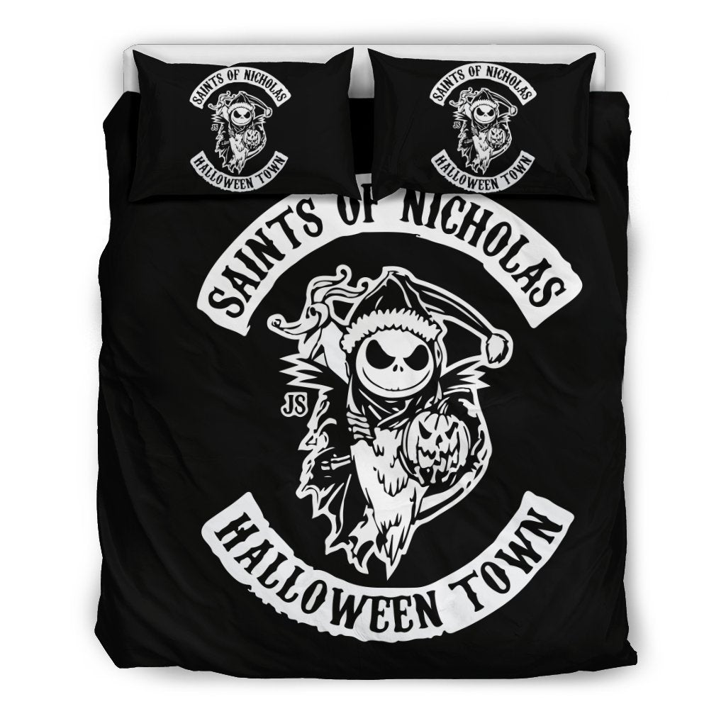 Jack Skellington Halloween Bedding Set 5Duvet Cover And Pillowcase Set