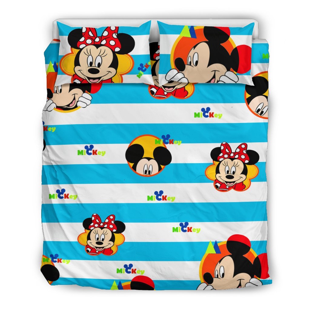 Mice And Minnie Bedding Set 18Duvet Cover And Pillowcase Set