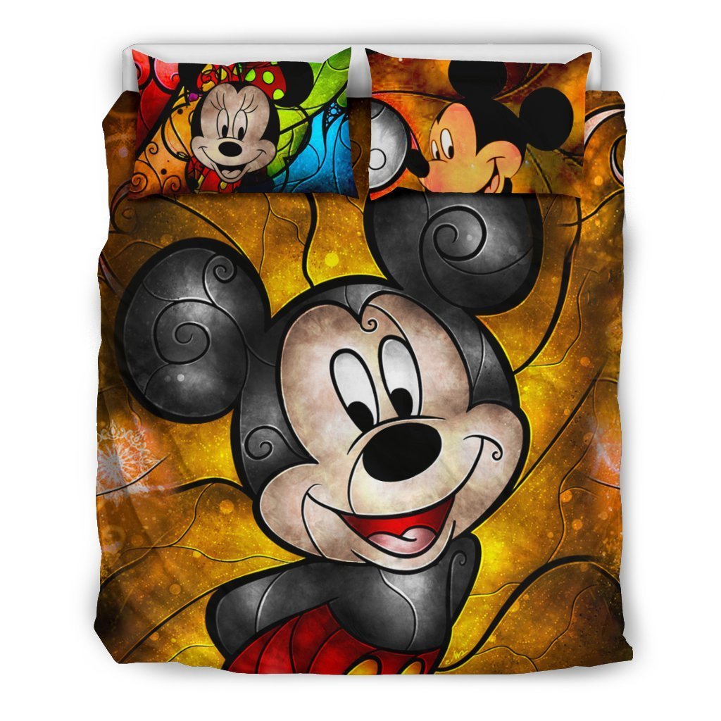 Beautiful Mice And Minnie Bedding SetDuvet Cover And Pillowcase Set