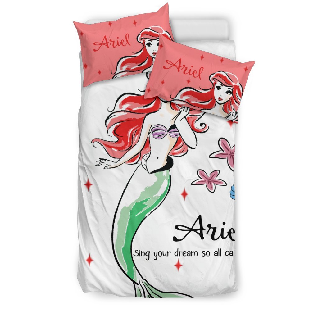 Ariel Bedding Set 1Duvet Cover And Pillowcase Set