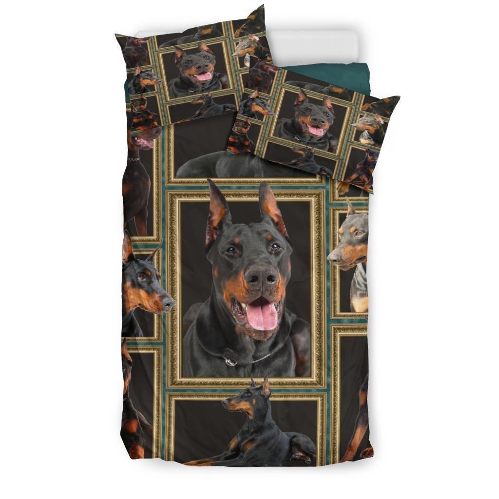 Doberman Bedding Set Duvet Cover And Pillowcase Set