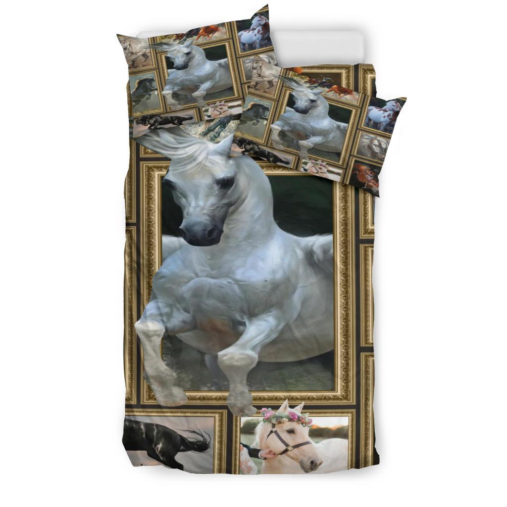 Wild Horse Bedding Set Duvet Cover And Pillowcase Set