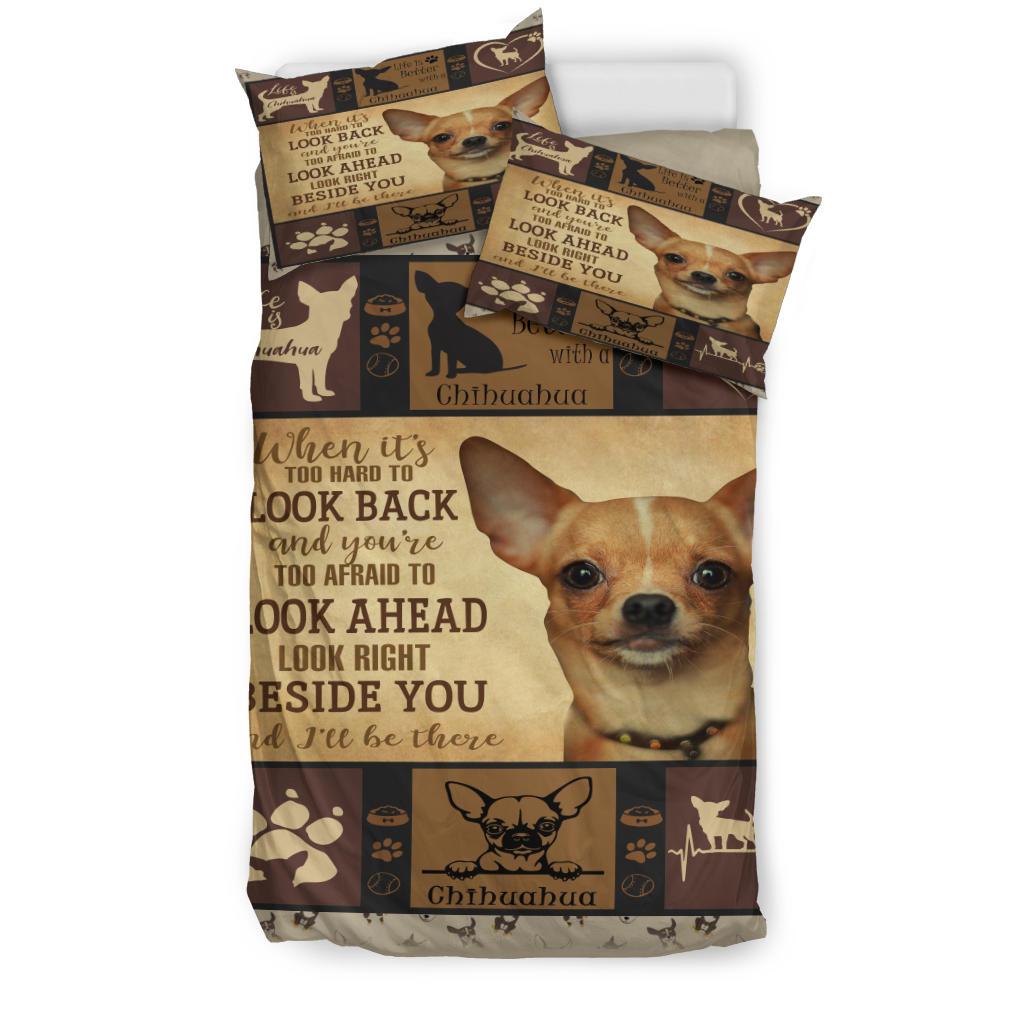 Chihuahua Vq Quilt Bedding Duvet Cover And Pillowcase Set