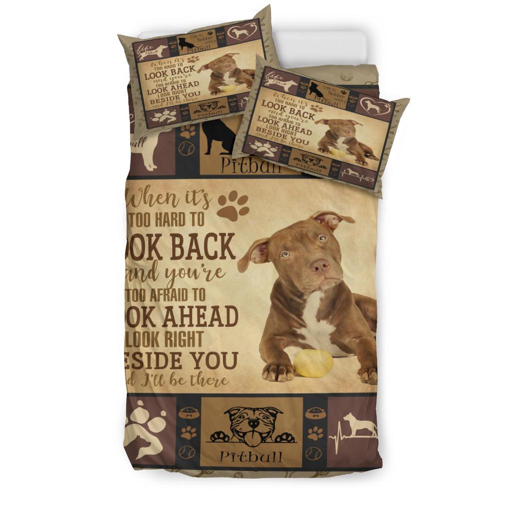 Pitbull Quilt Bedding Duvet Cover And Pillowcase Set