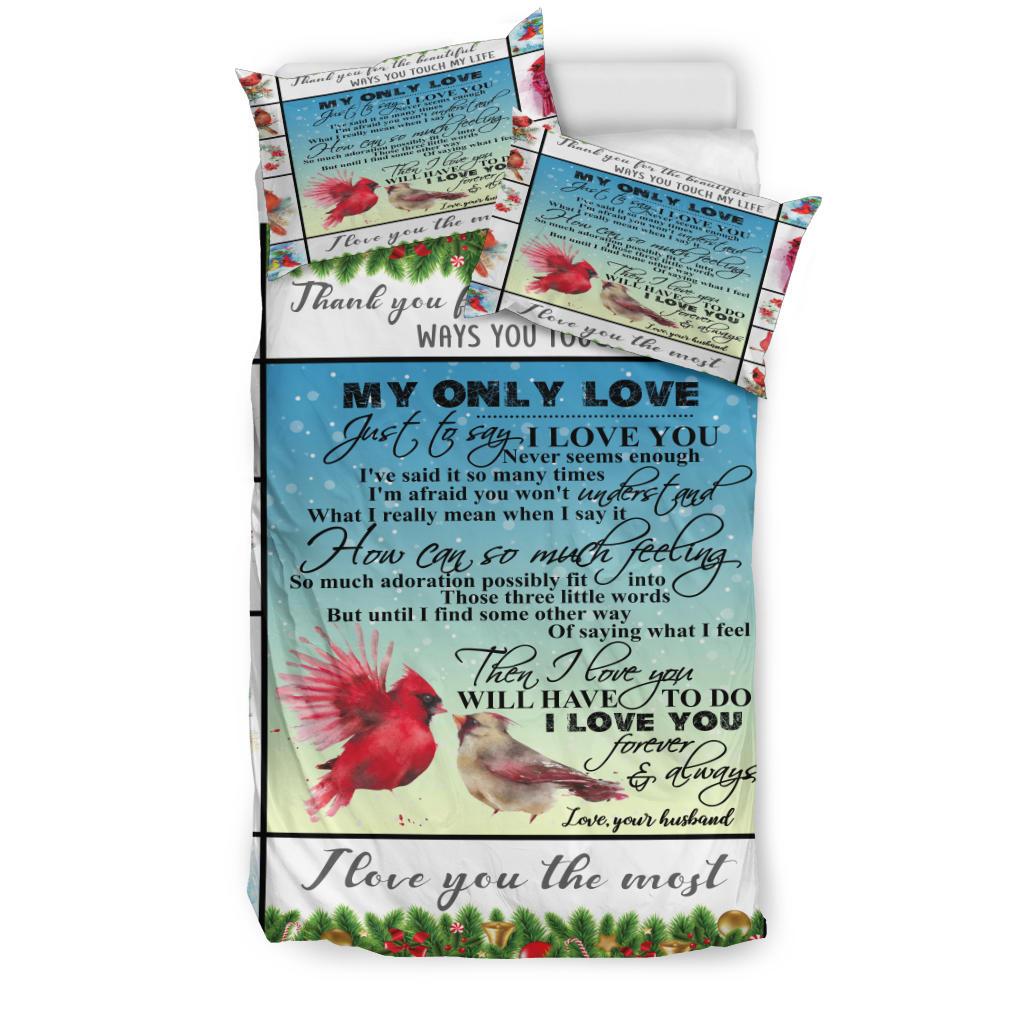 My Only Love Bedding Duvet Cover And Pillowcase Set