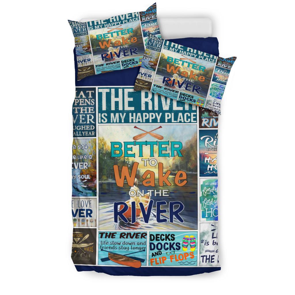 The River Bedding Duvet Cover And Pillowcase Set