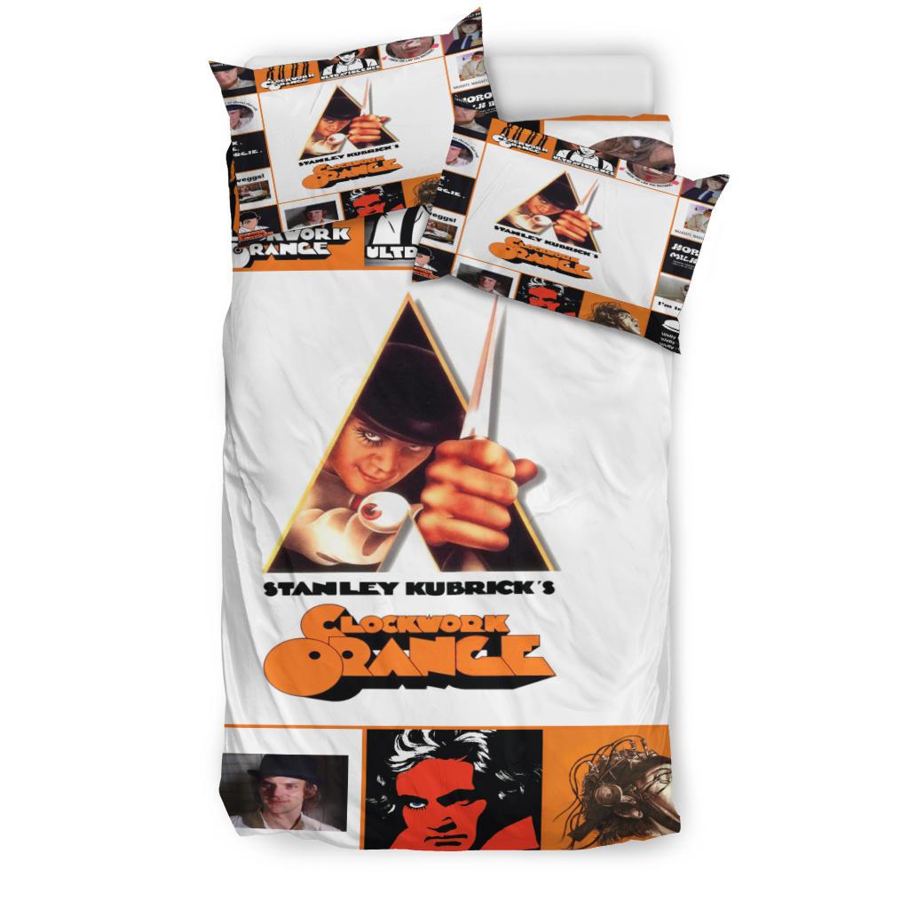 A Clockwork Orange Quilt Bedding Duvet Cover And Pillowcase Set