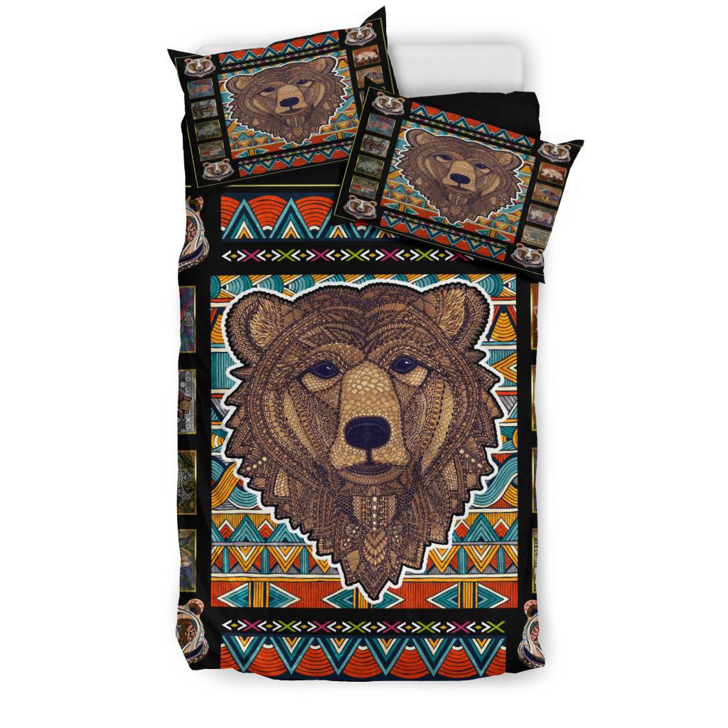 Bear Art Bedding Duvet Cover And Pillowcase Set