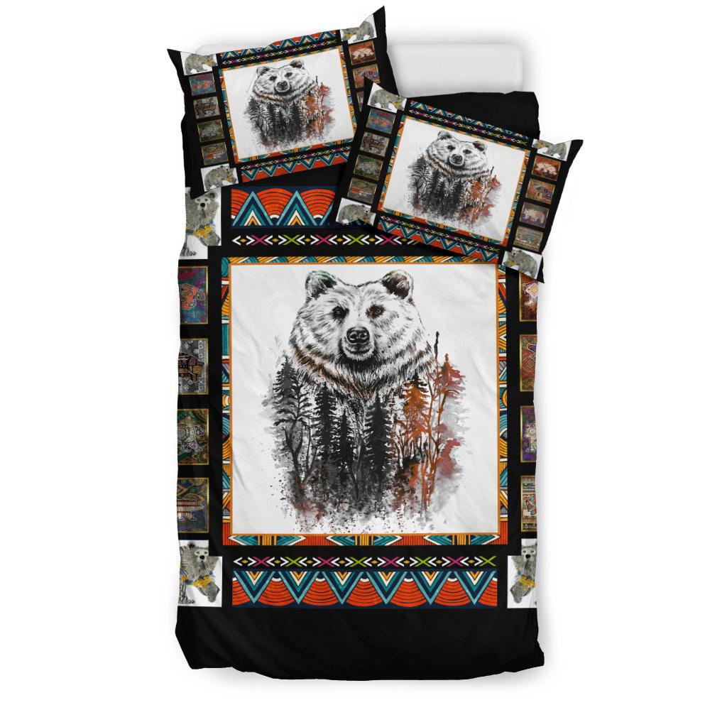 Bear Art New Bedding Duvet Cover And Pillowcase Set