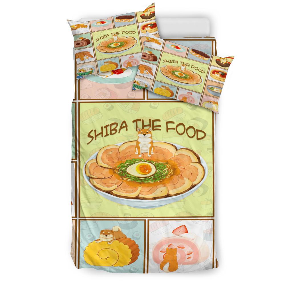 Shiba The Food Bedding Duvet Cover And Pillowcase Set