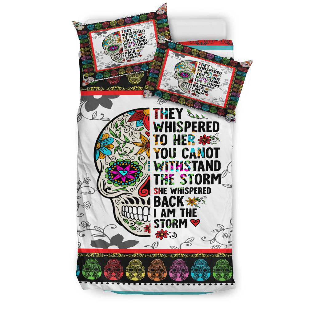 Skull Art Bedding Duvet Cover And Pillowcase Set