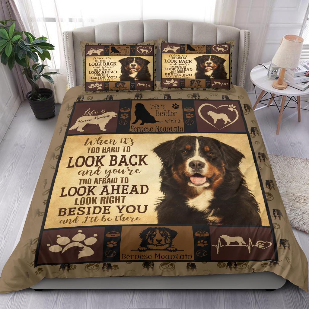 Bernese Mountain Dog Vq Quilt Bedding Duvet Cover And Pillowcase Set