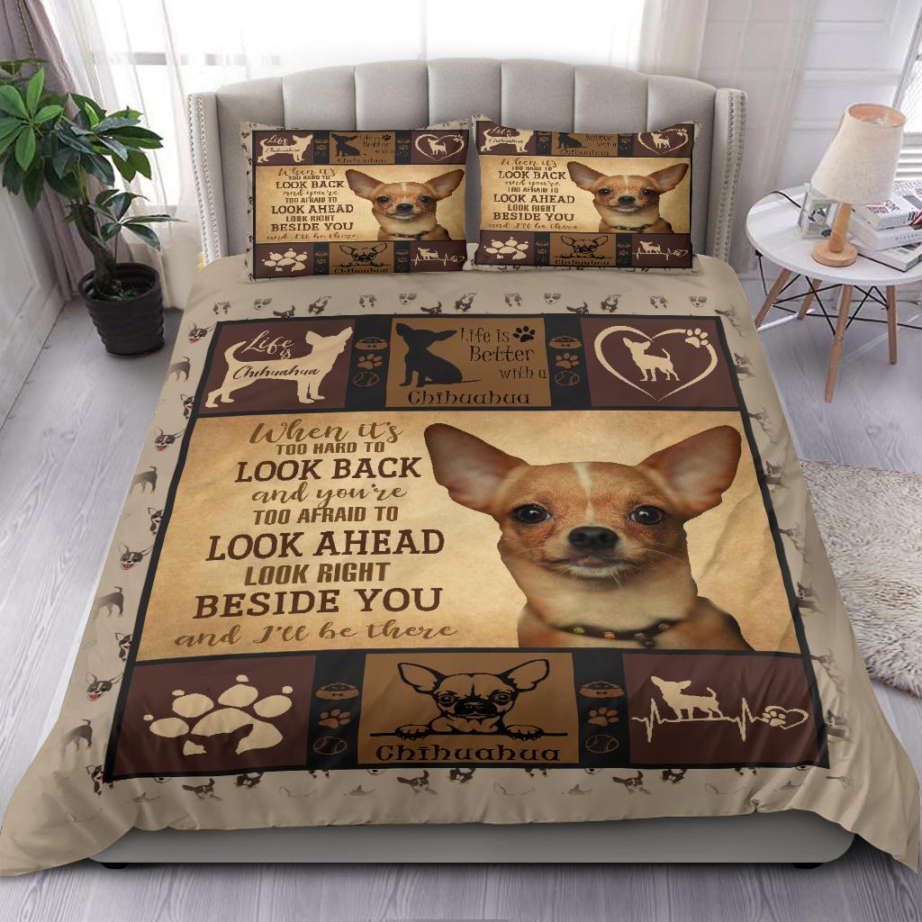 Chihuahua Vq Quilt Bedding Duvet Cover And Pillowcase Set