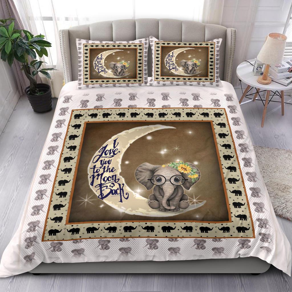 Quilt Elephant Bedding Duvet Cover And Pillowcase Set