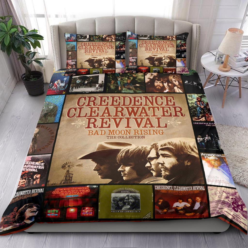 Creedence Clearwater Revival L Bedding Duvet Cover And Pillowcase Set