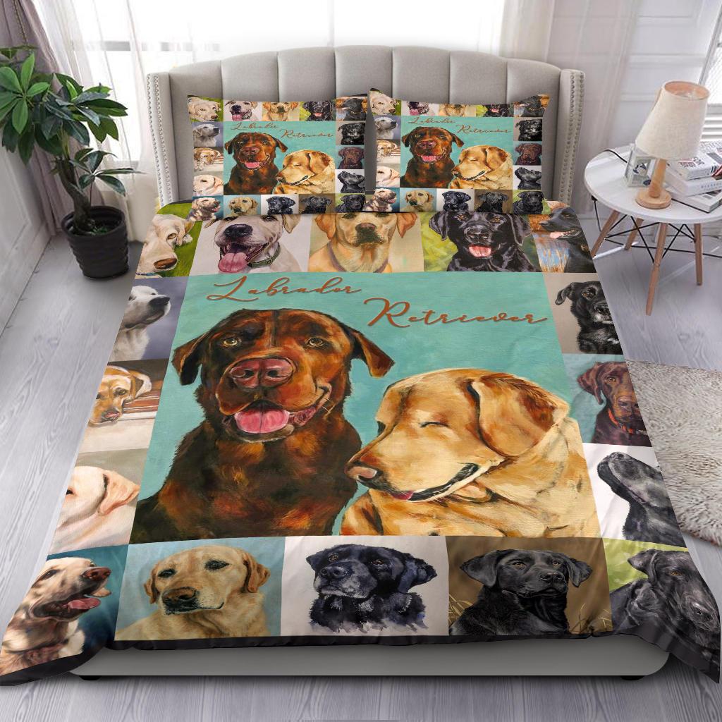 Labrador Retriever Bedding Duvet Cover And Pillowcase Set