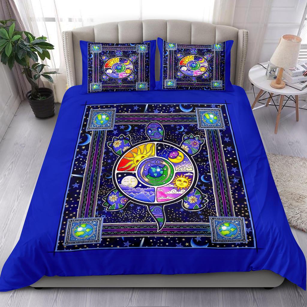 Mystical Turtle Bedding Duvet Cover And Pillowcase Set