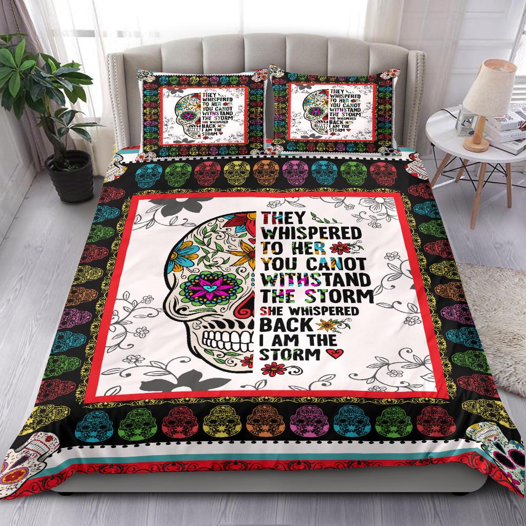 Skull Art Bedding Duvet Cover And Pillowcase Set