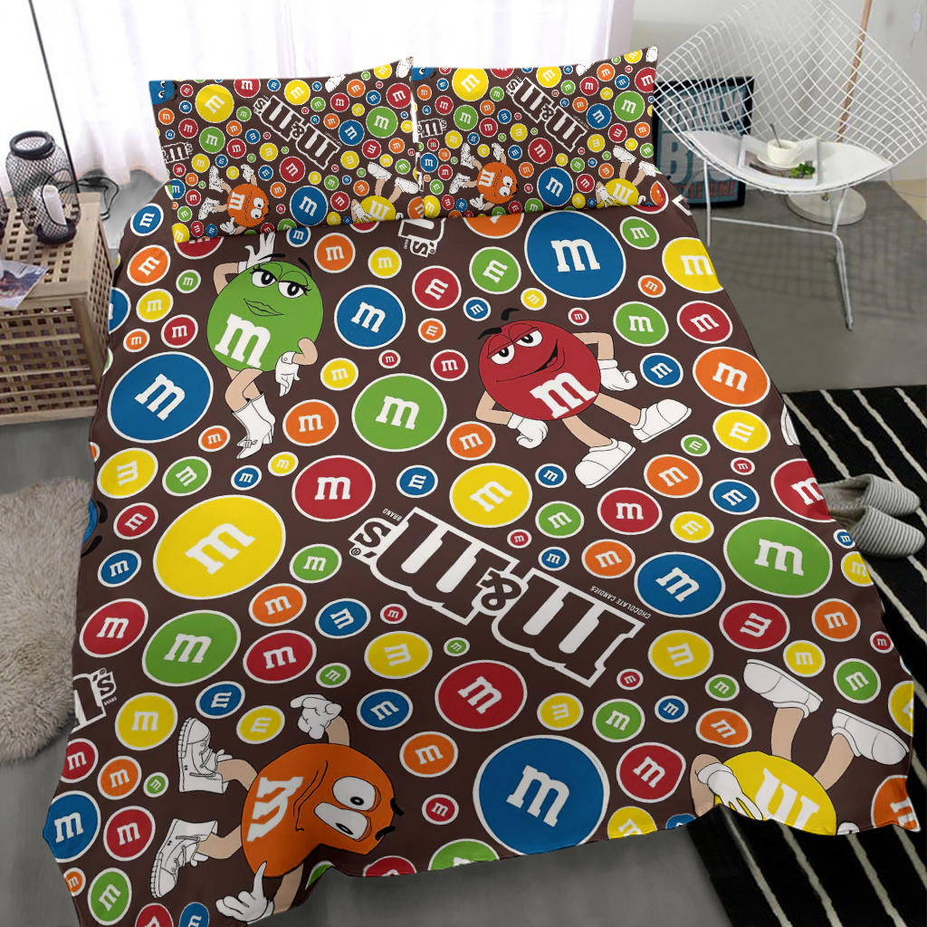 M&M Chocolate Bedding Set