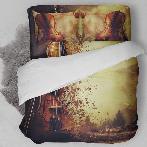 Art Violin Bedding Set