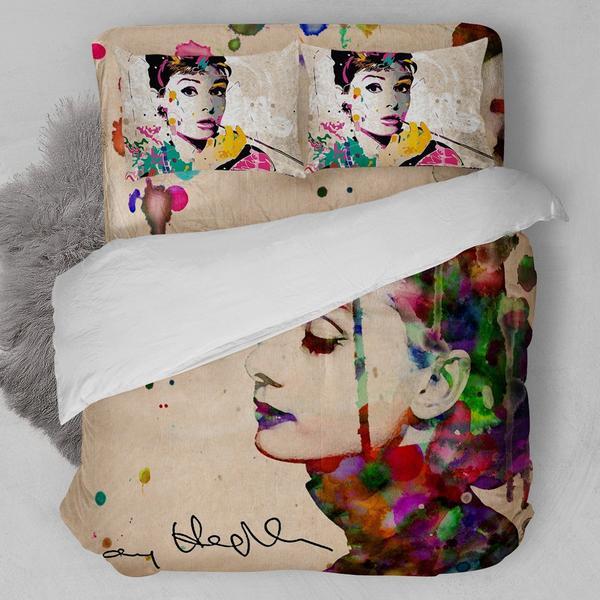 Audrey Hepburn Bedding Set