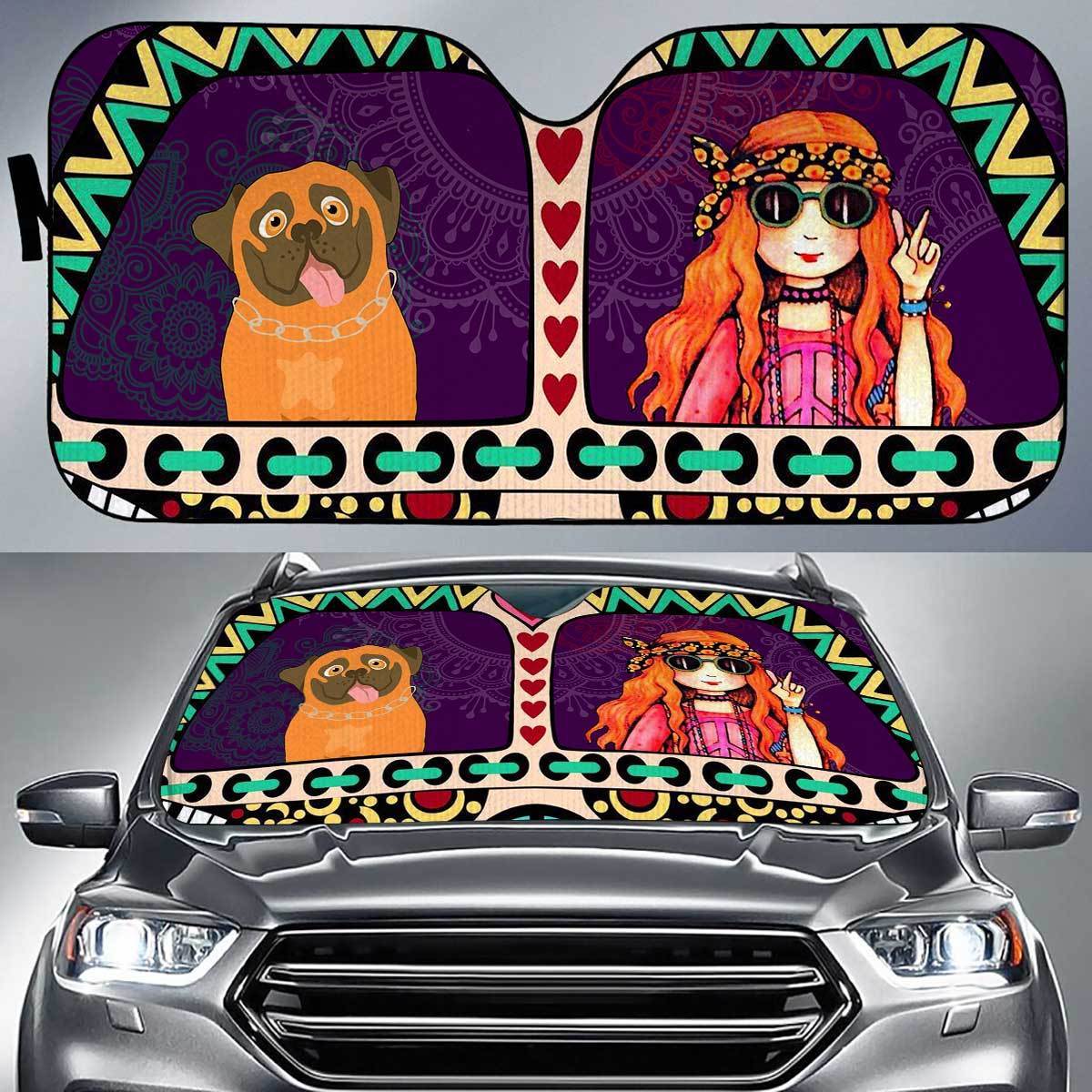 Boerboel Peace Auto Sun Shade Gift Ideas 2021