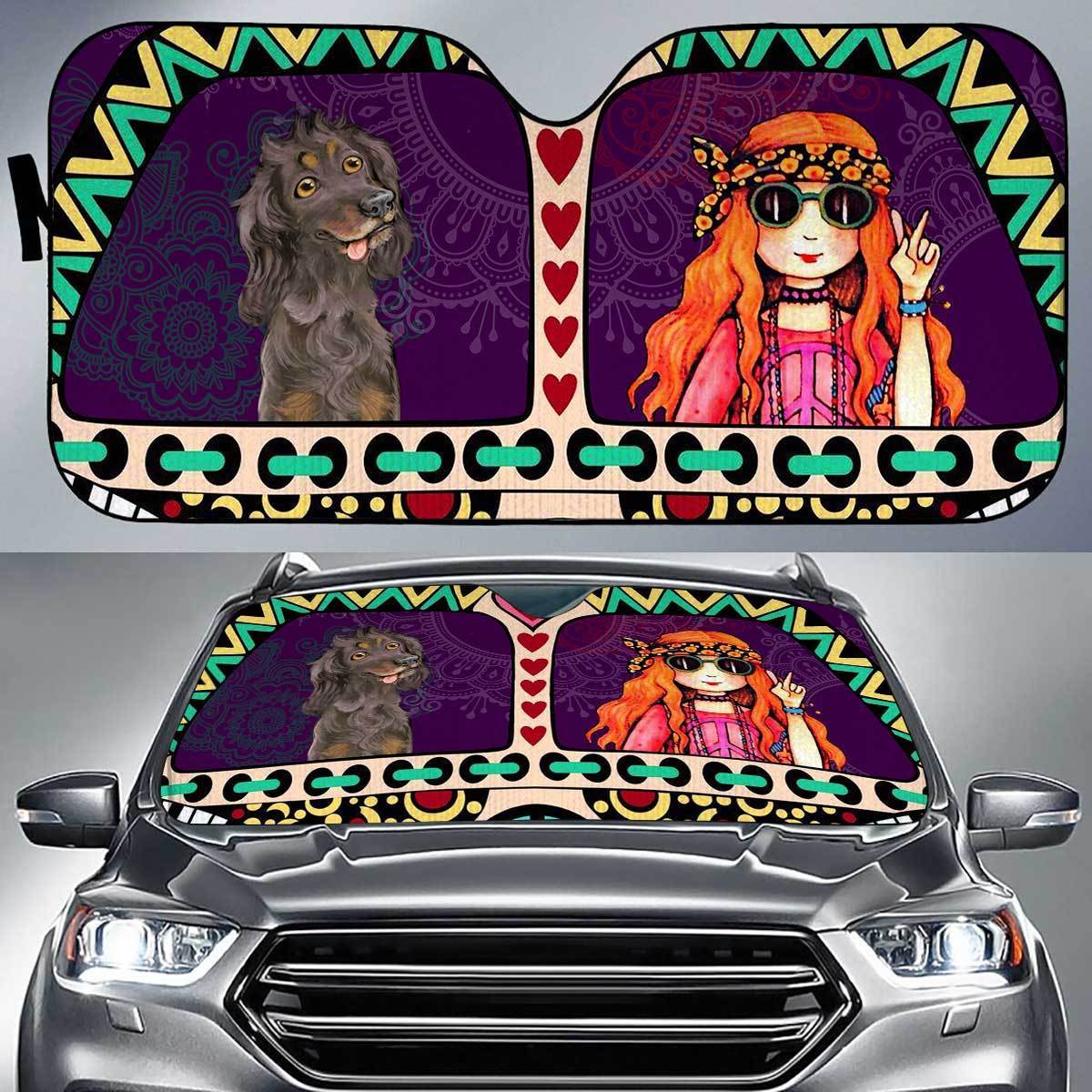 Gordon Setter Peace Auto Sun Shade Gift Ideas 2021