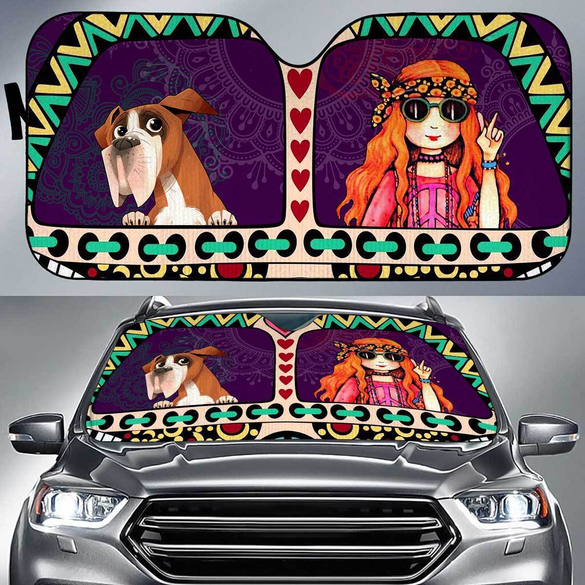 Boxer Peace Auto Sun Shade Gift Ideas 2022