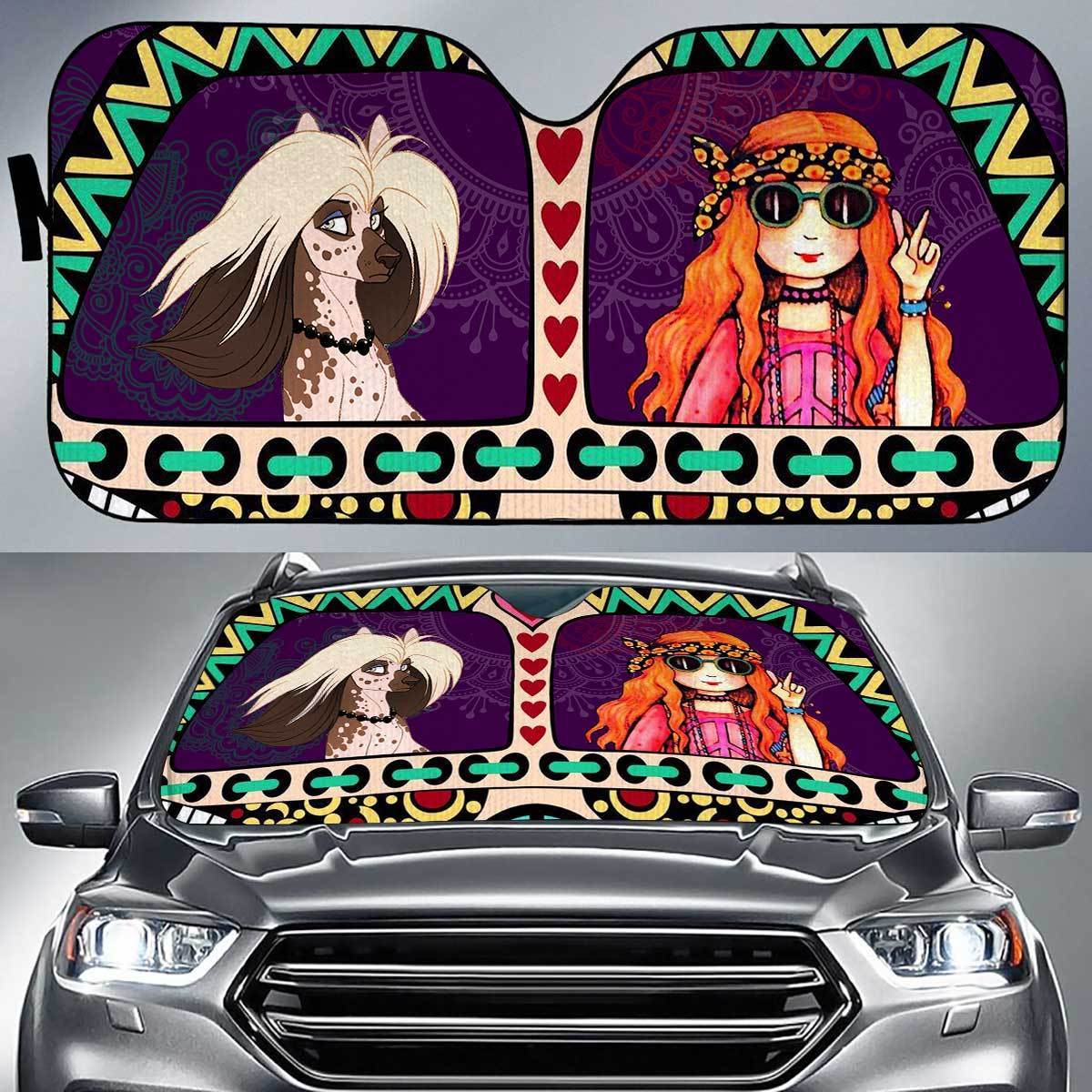 Chinese Crested Peace Auto Sun Shade Gift Ideas 2021