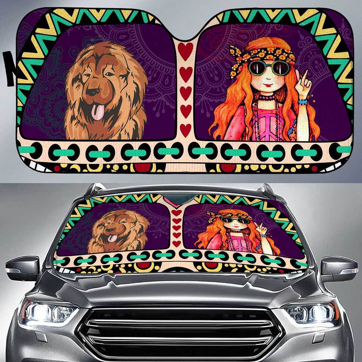 Caucasian Shepherd Peace Auto Sun Shade Gift Ideas 2021