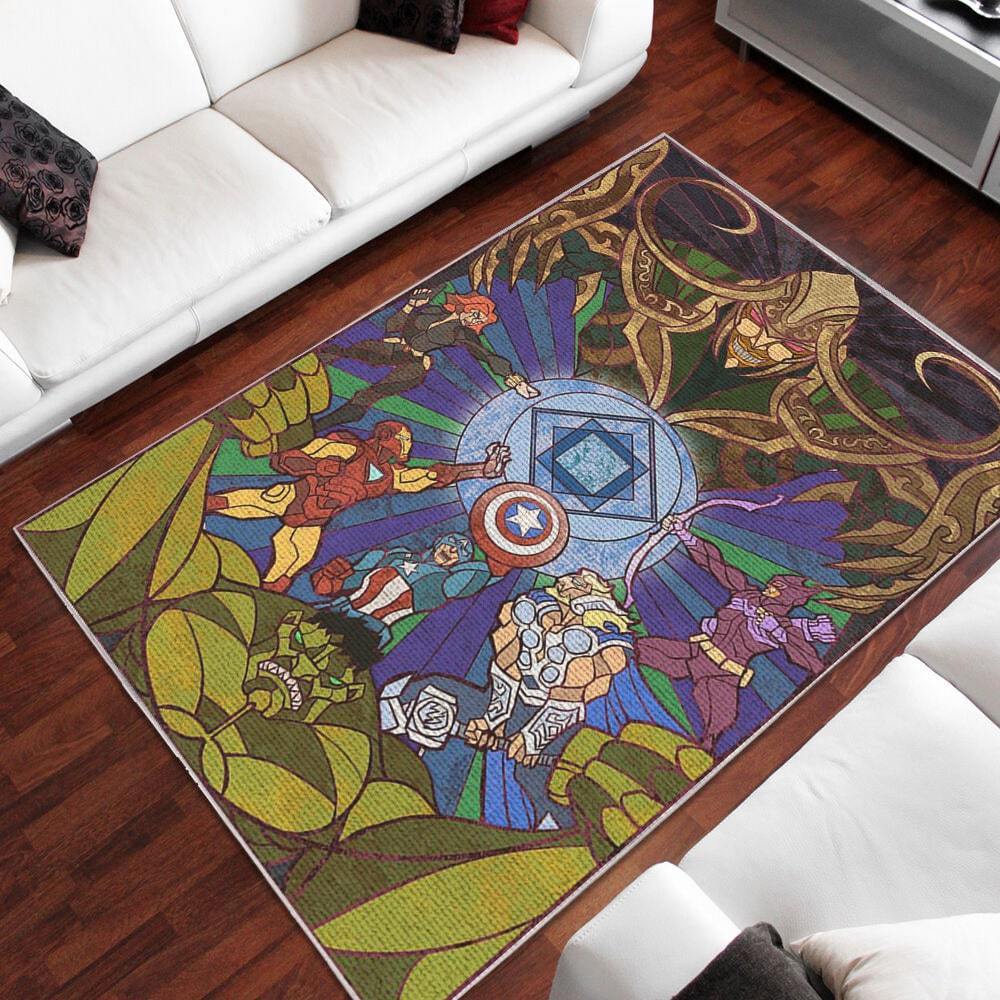 Avengers Area Rug Home Decor Bedroom Living Room Decor