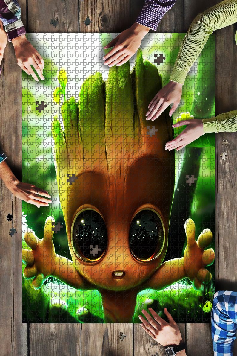 Baby Groot Cute Jigsaw Puzzle